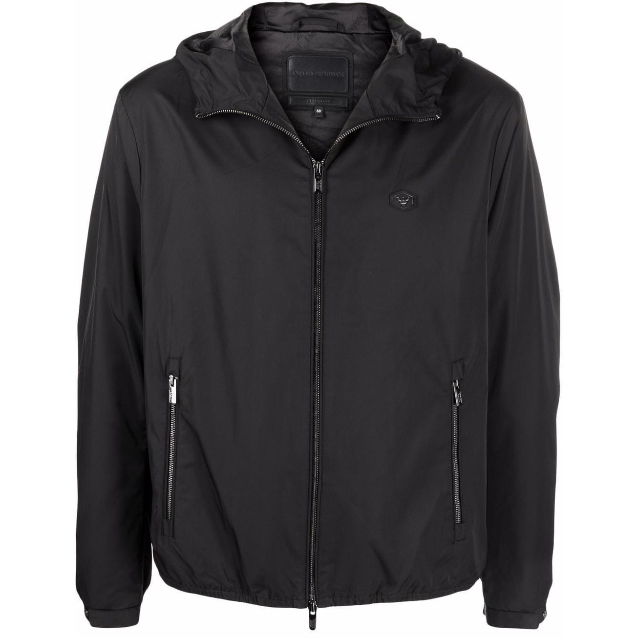 Emporio Armani water-repellent hooded jacket Jackets