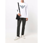 Emporio Armani Modal-blend sweatshirt with logo print 8N1MR61JRIZF108-P25