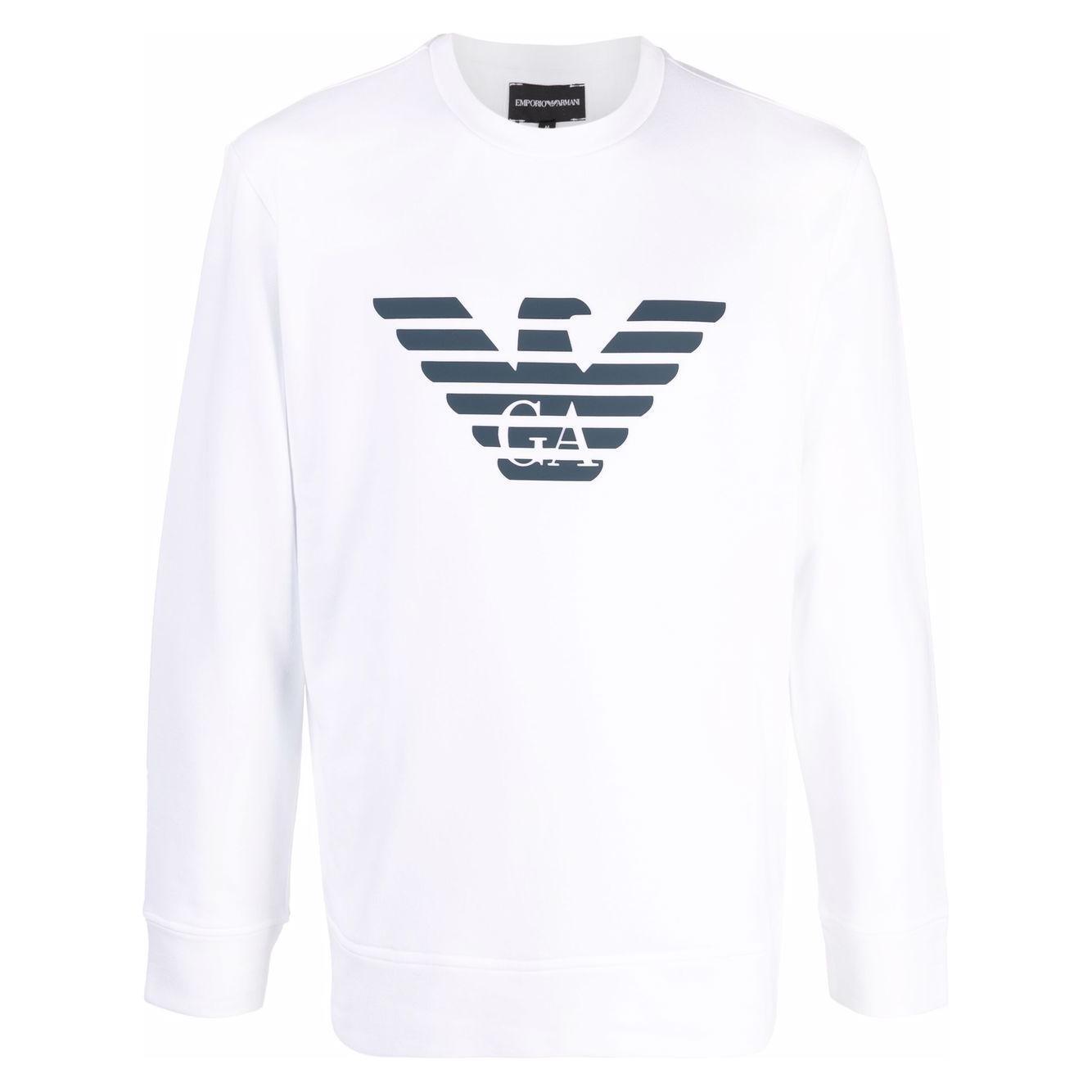 Emporio Armani Modal-blend sweatshirt with logo print 8N1MR61JRIZF108-P25