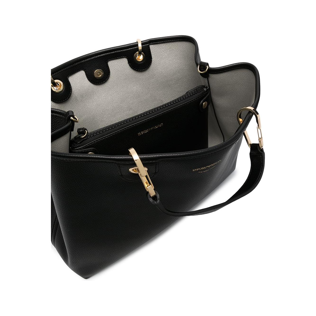 Emporio Armani printed logo tote bag Shopper Emporio Armani Black