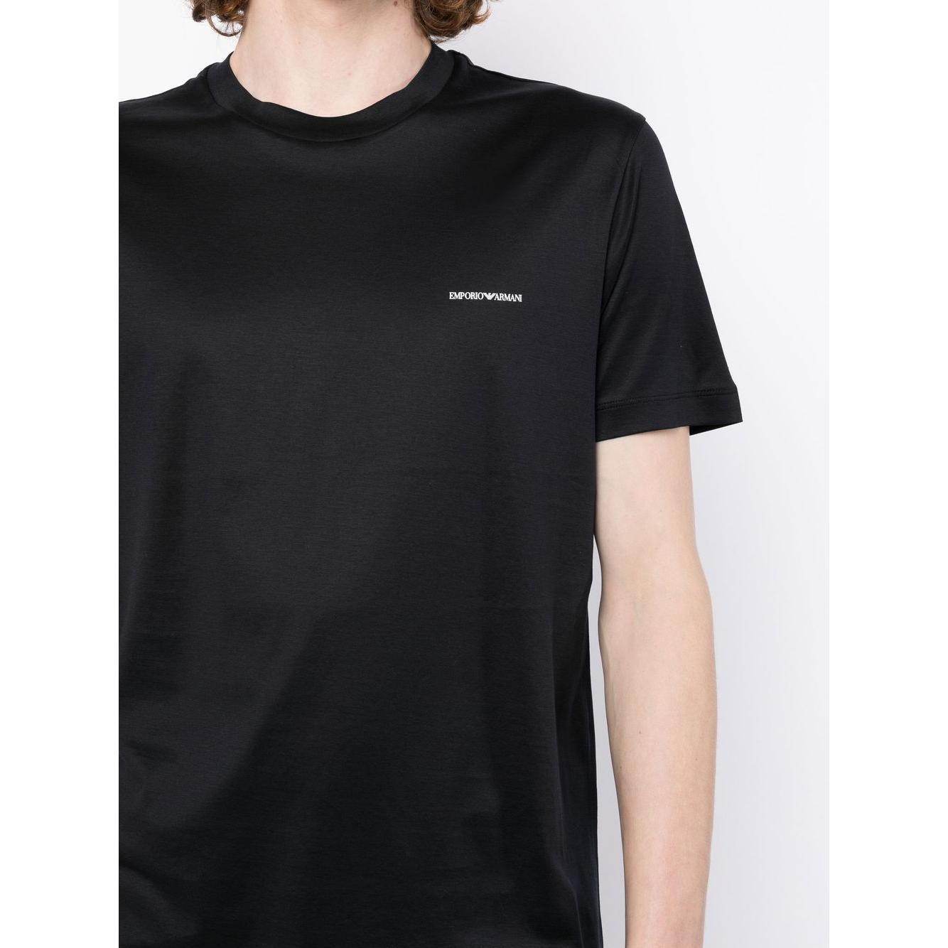 Emporio Armani logo-print Crew Neck T-shirt 8N1TD81JUVZ0920-P25
