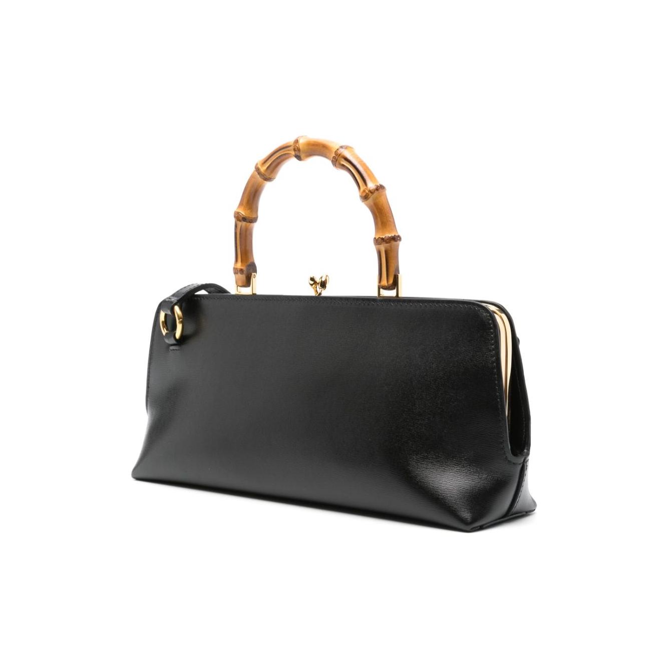Jil Sander Goji bamboo-handle leather bag Handbag Jil Sander Dark Slate Gray