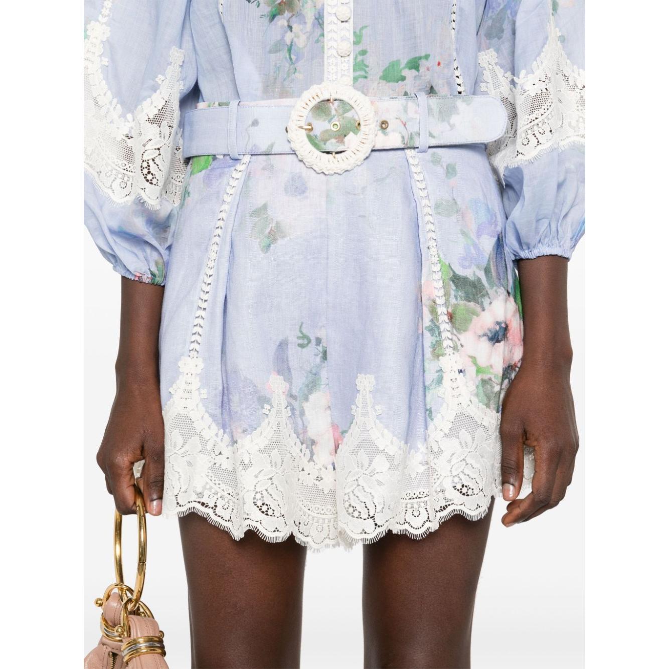 Zimmermann Shorts Clear Blue