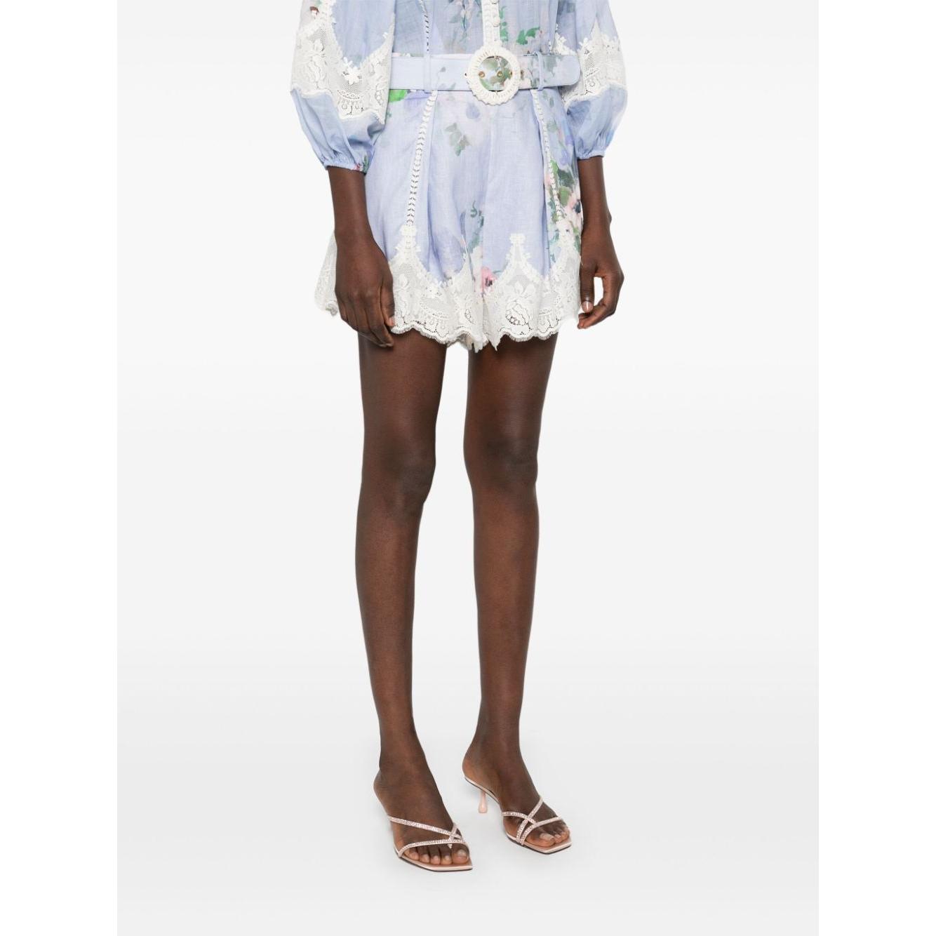 Zimmermann Shorts Clear Blue