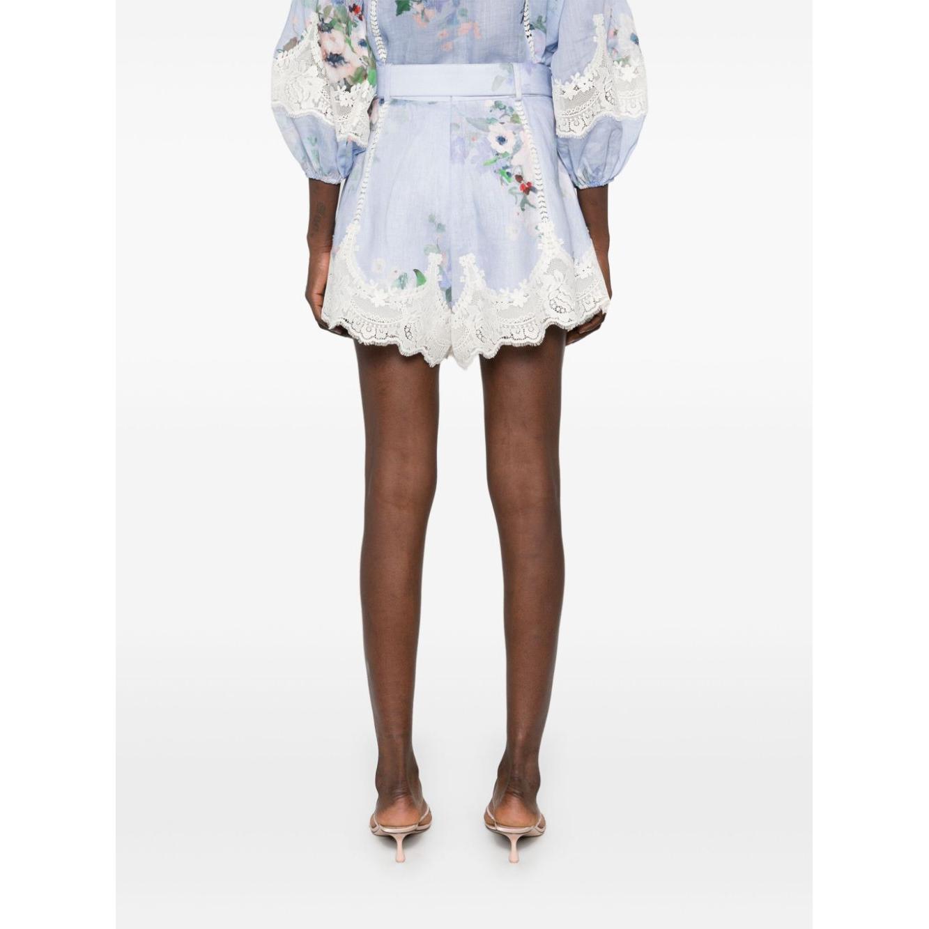 Zimmermann Shorts Clear Blue
