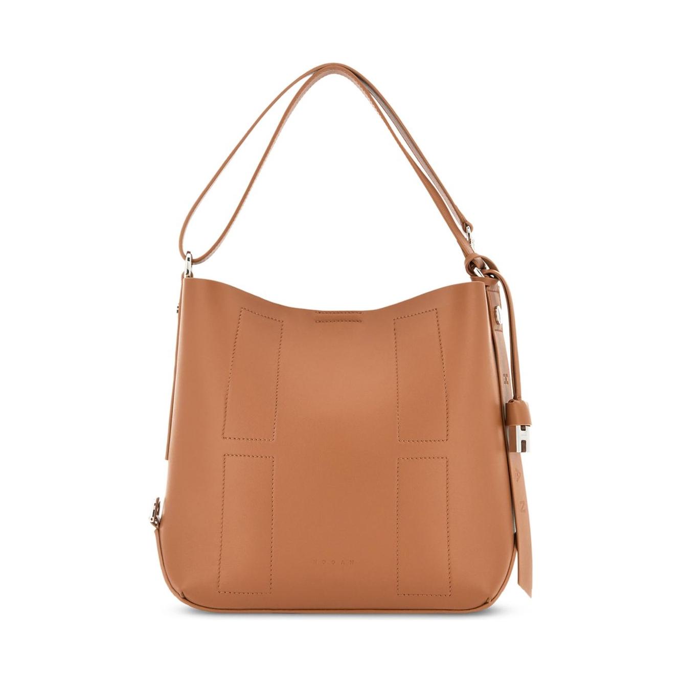 Hogan Pre Hocket Hobo Bag Shoulder Hogan Pre Rosy Brown