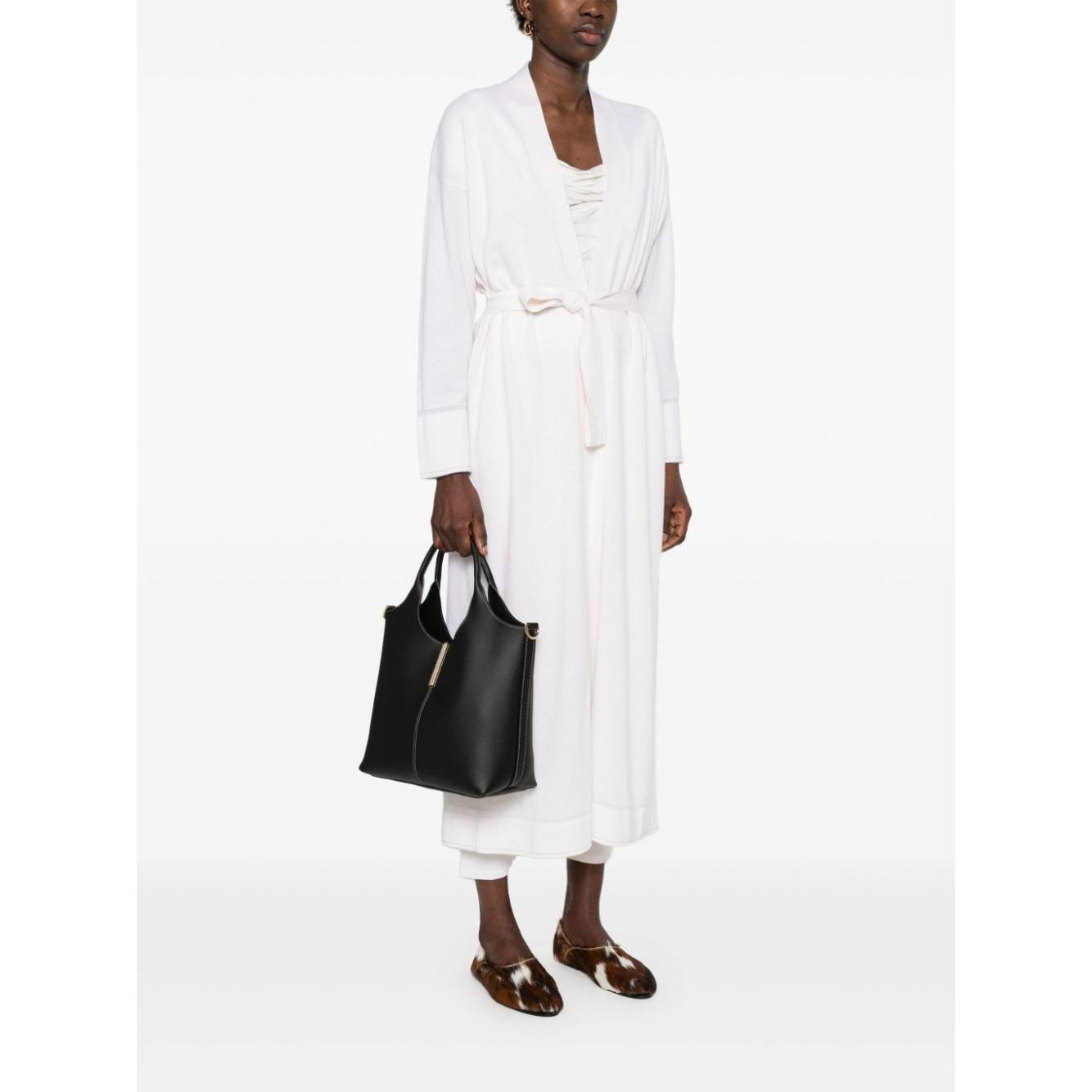 Tod's mini leather tote bag Shopper Tod'S White Smoke
