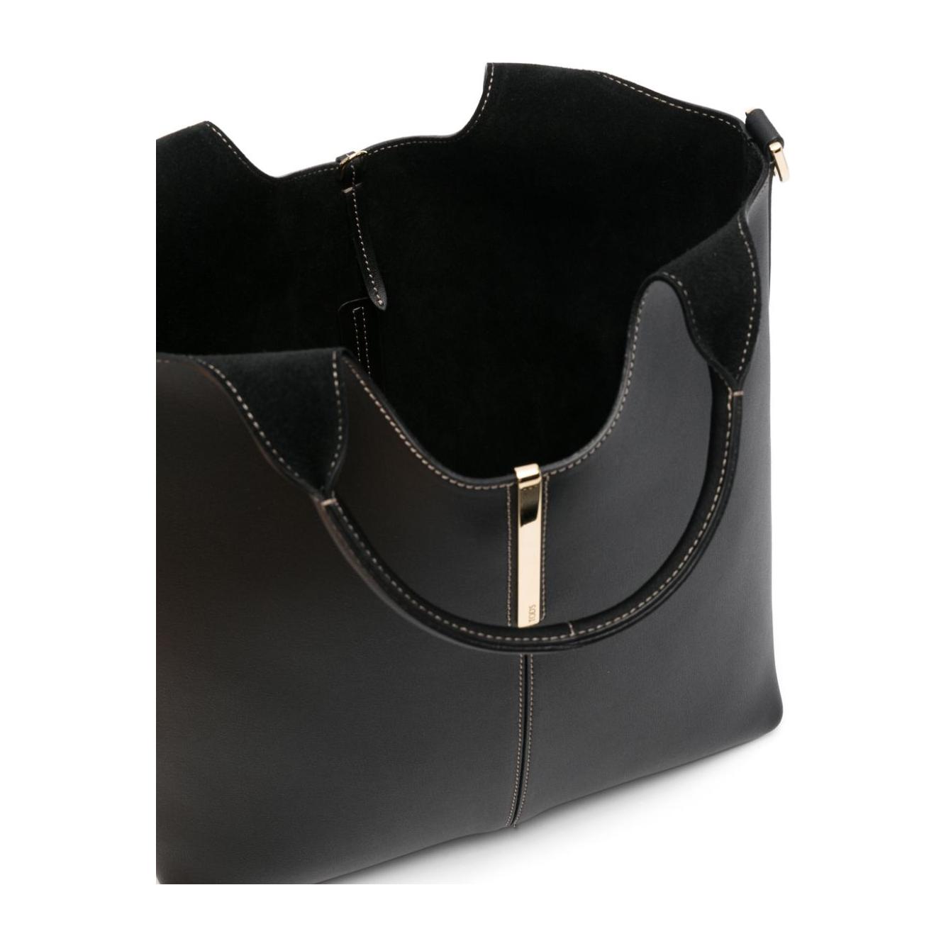 Tod's mini leather tote bag Shopper Tod'S Black