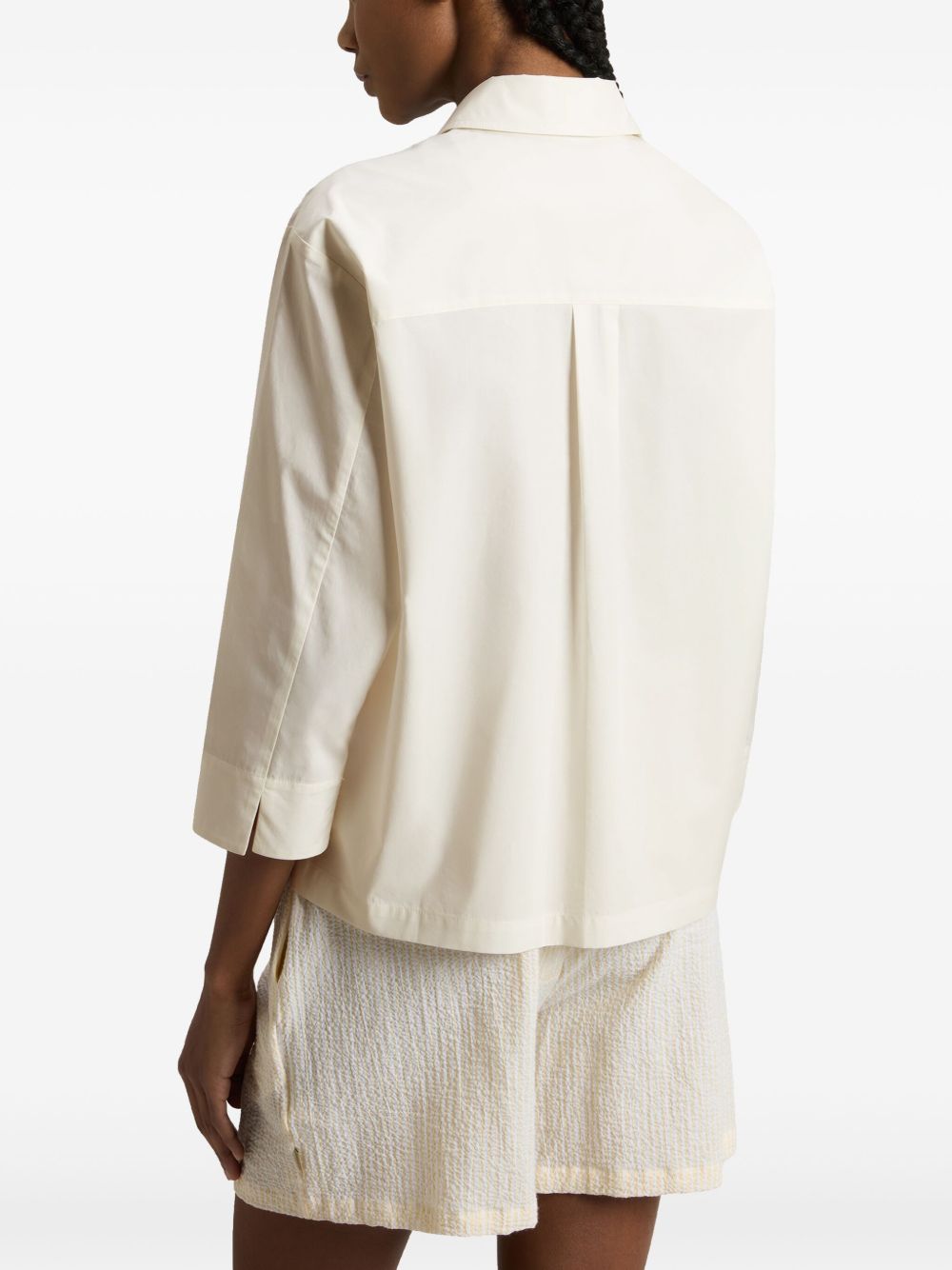 Woolrich Pure cotton poplin shirt Shirts Woolrich White Smoke