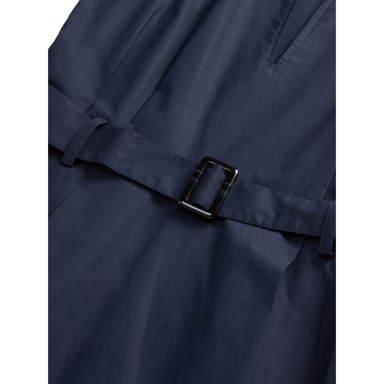 Woolrich Sleeveless dress in pure cotton poplin Dresses Woolrich Dark Slate Gray