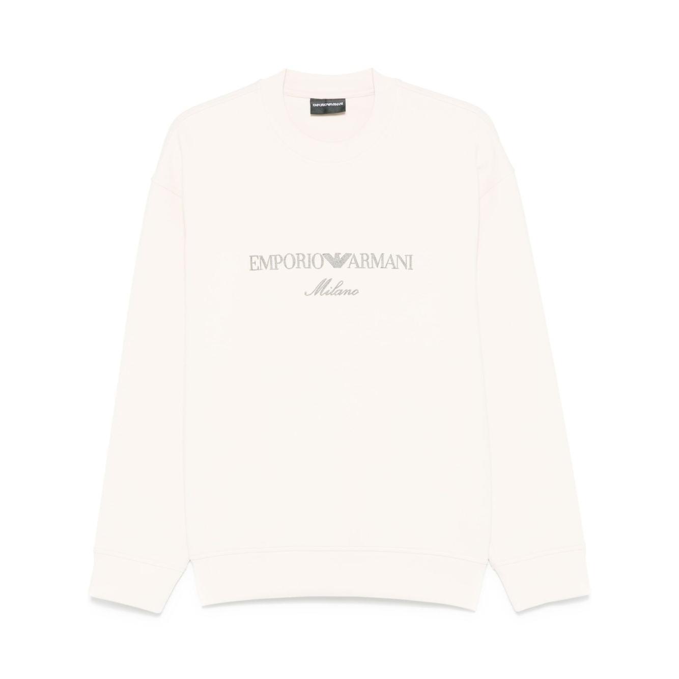 Emporio Armani Double jersey sweatshirt with ASV logo embroidery EM001052AF10013M1052-P25
