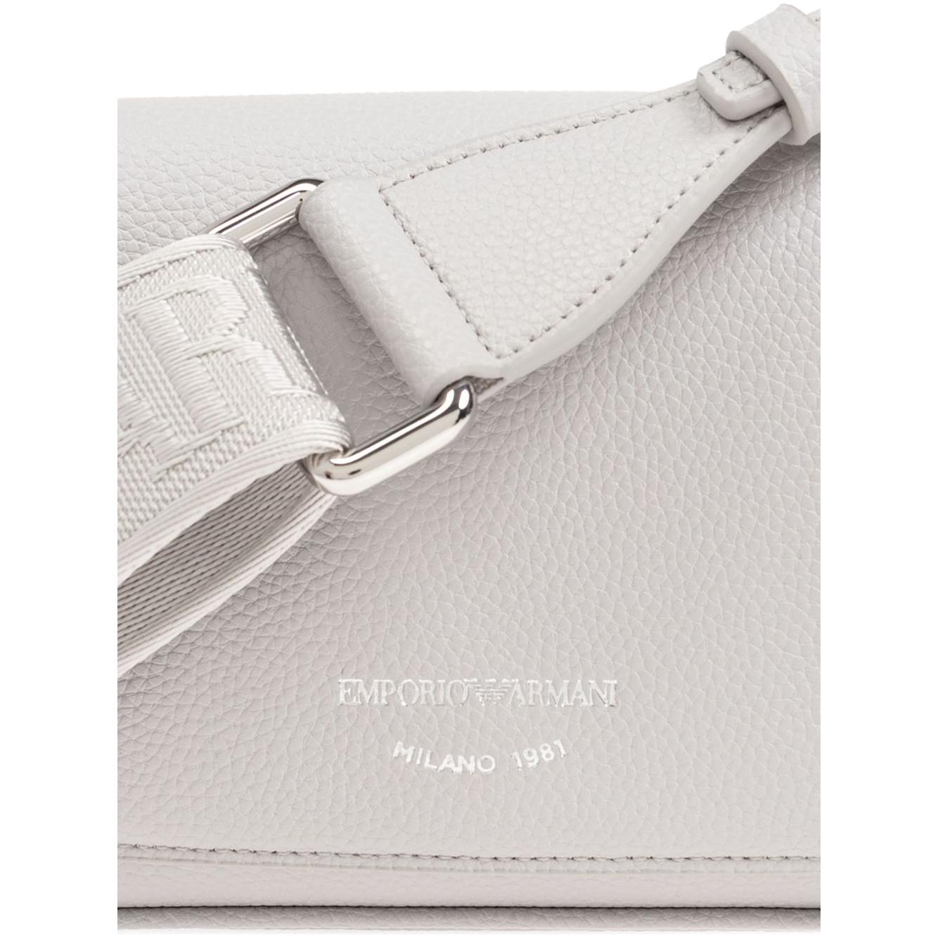 Emporio Armani faux-leather shoulder bag Clutches Emporio Armani Light Gray