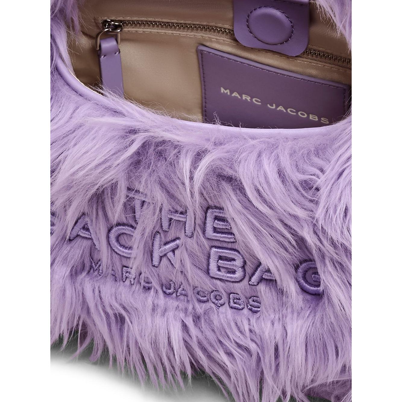 Marc Jacobs The Mini Faux Fur Sack Tote Bag Handbag Marc Jacobs Rosy Brown