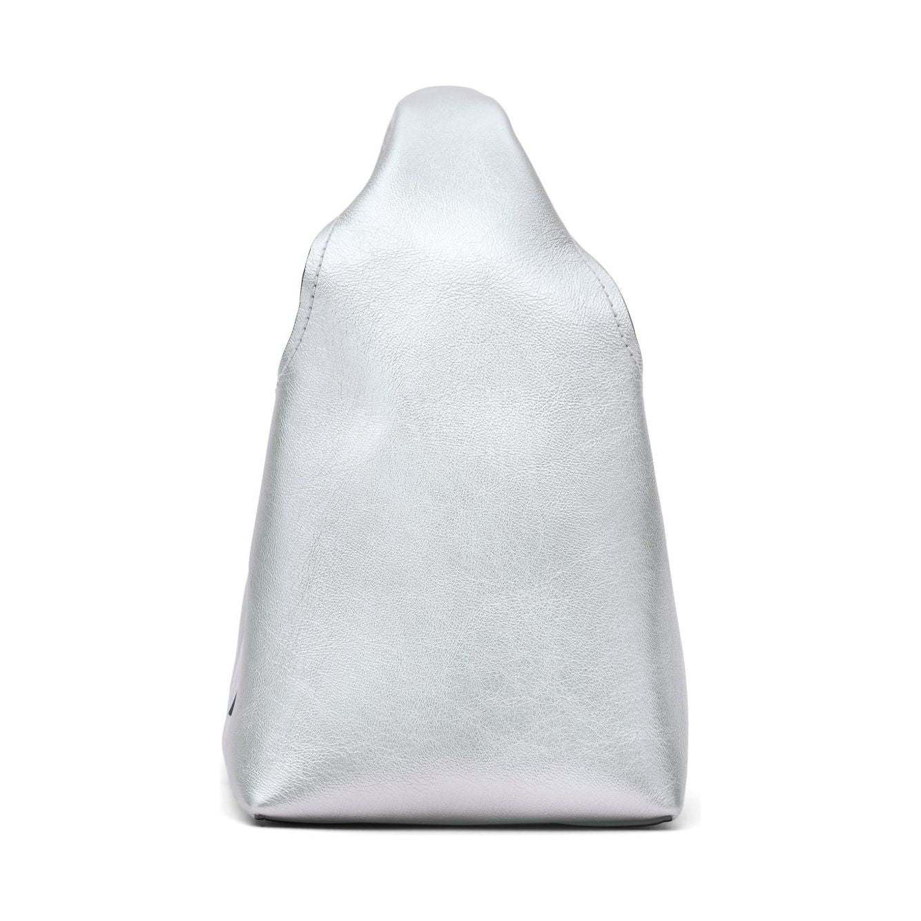Marc Jacobs The Mini Metallic Sack Bag Handbag Marc Jacobs Light Gray