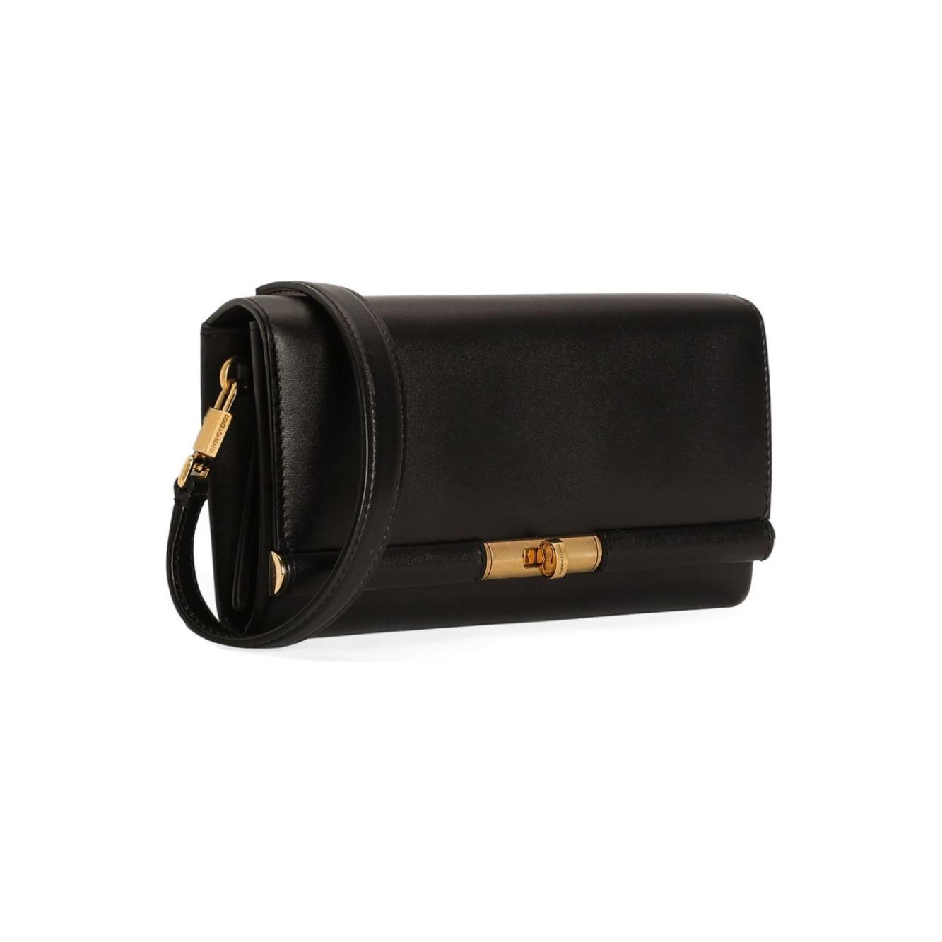 Dolce & Gabbana leather shoulder bag Handbag Dolce & Gabbana Black
