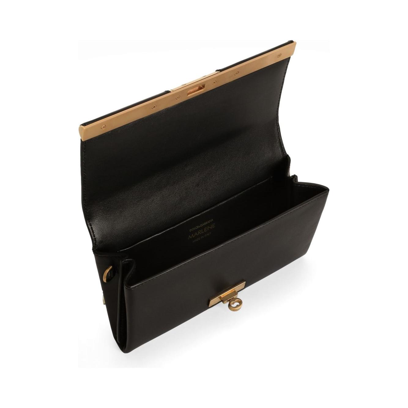 Dolce & Gabbana leather shoulder bag Handbag Dolce & Gabbana Black