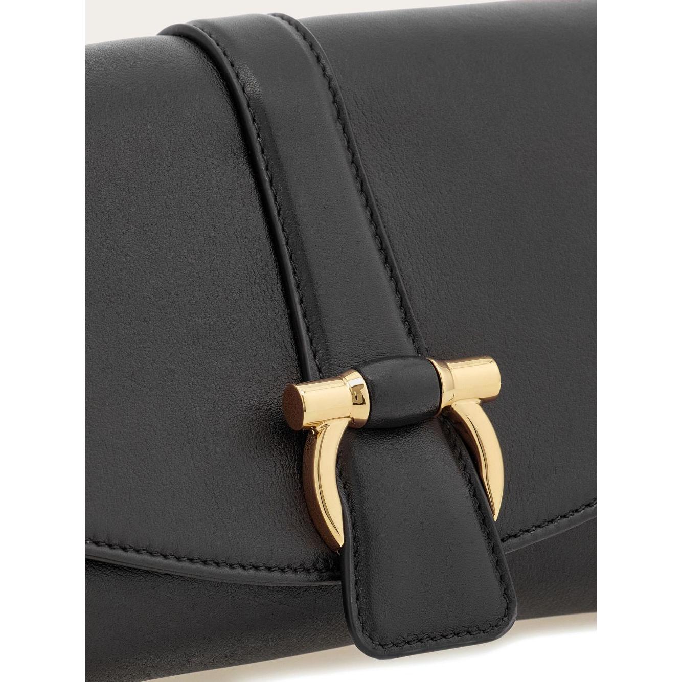 Ferragamo small front flap soulder bag Shoulder Ferragamo Dark Slate Gray