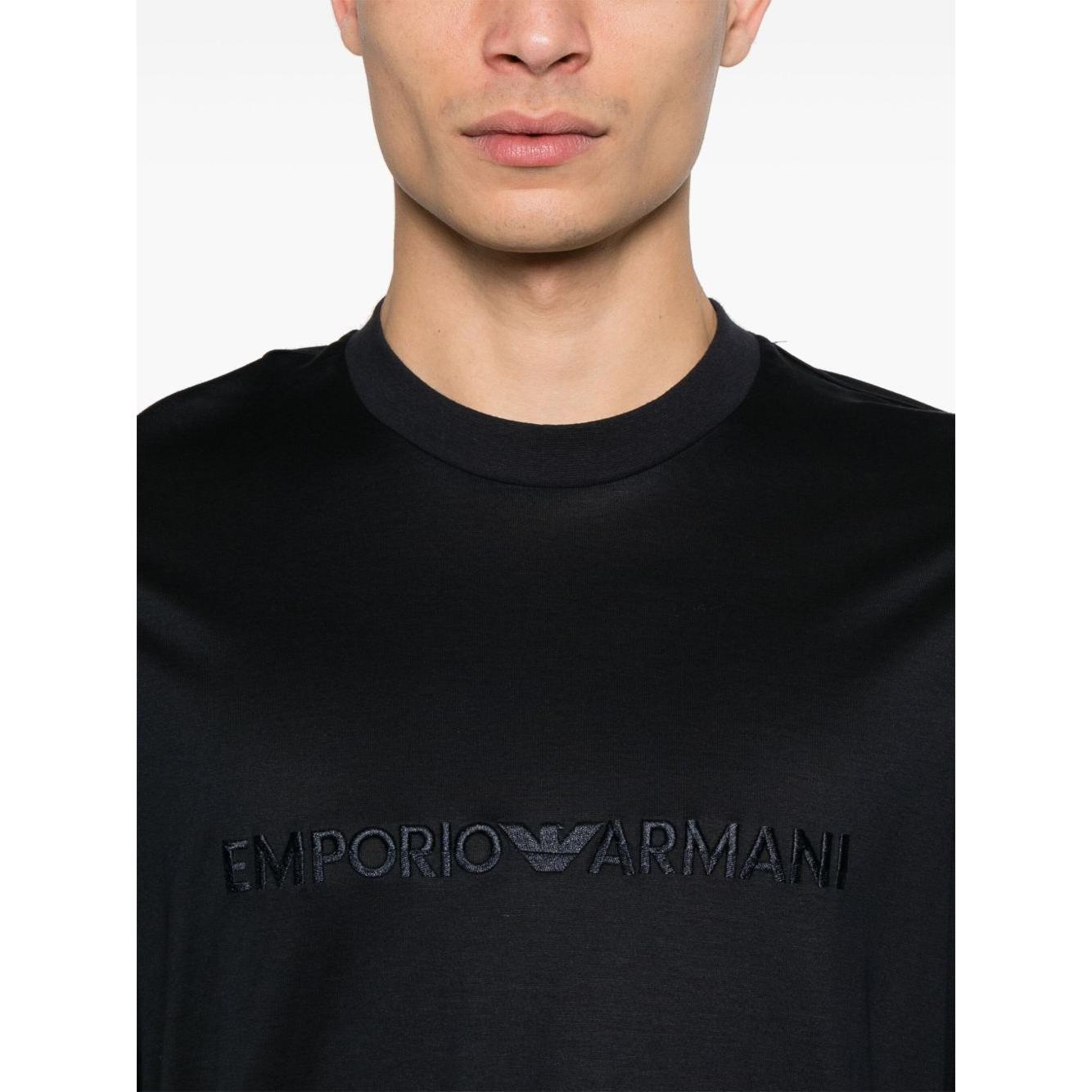 Emporio Armani logo-patch T-shirt EM001070AF13747UB118-P25