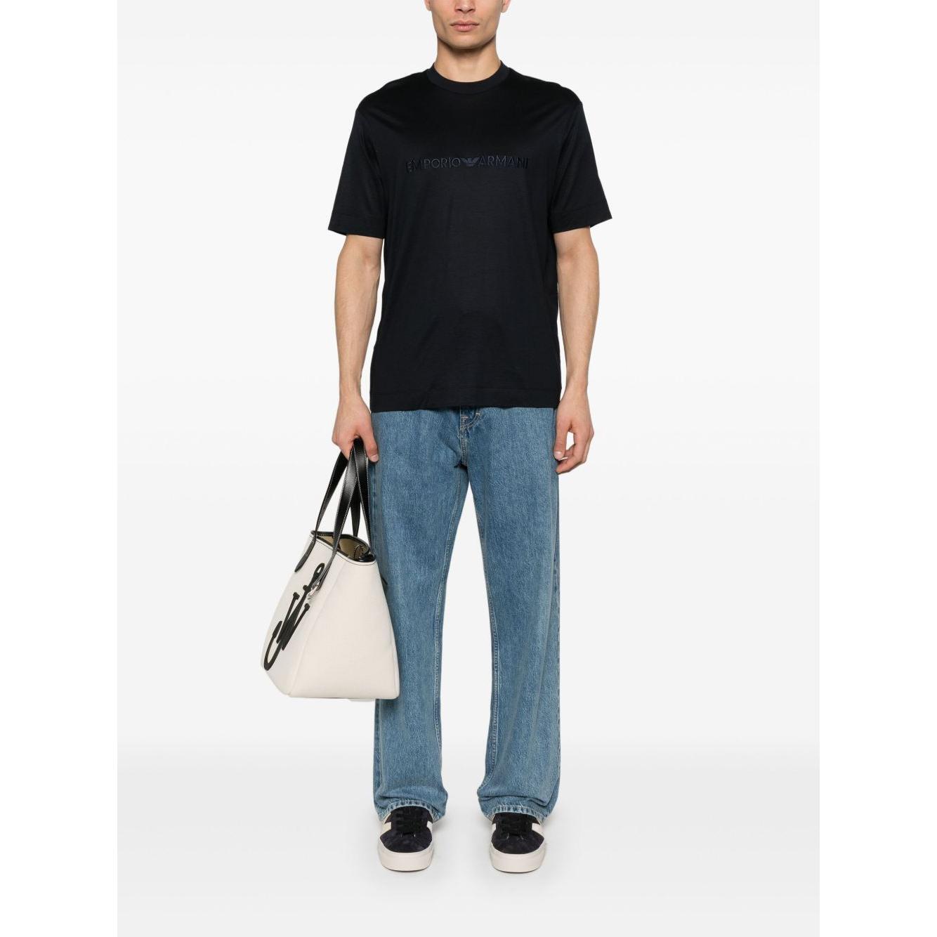 Emporio Armani logo-patch T-shirt EM001070AF13747UB118-P25