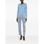Dolce & Gabbana Embroidered Lace Trousers