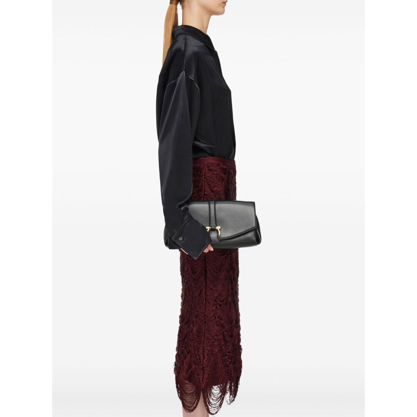 Ferragamo Medium Front Flap Soulder Bag