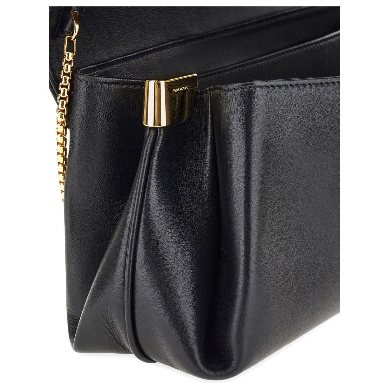 Ferragamo Medium Front Flap Soulder Bag
