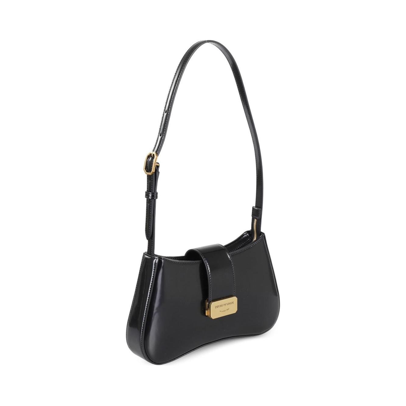 Emporio Armani Hobo shoulder bag with logo buckle