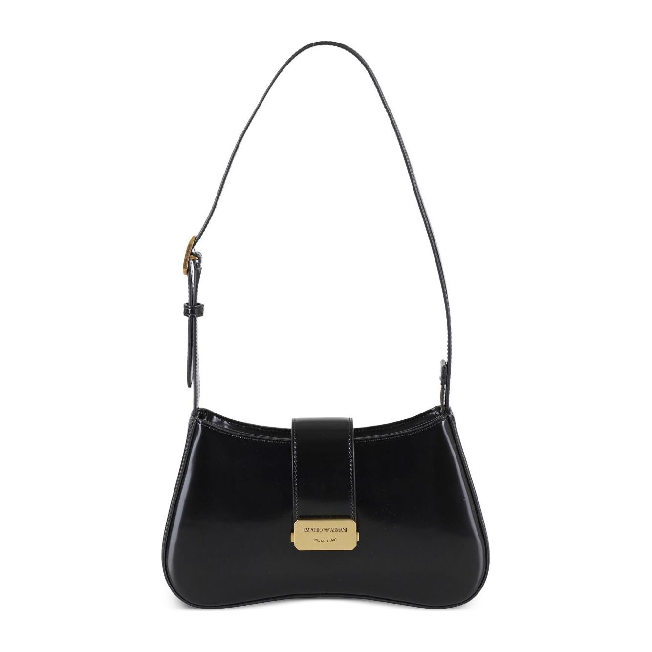 Emporio Armani Hobo shoulder bag with logo buckle