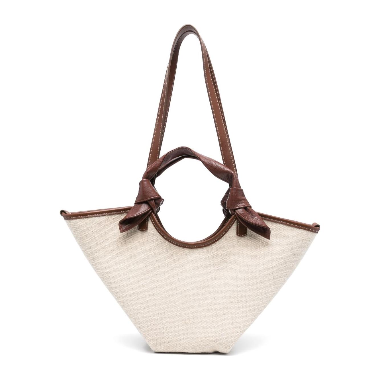 Hereu canvas tote bag Shopper Hereu Dark Olive Green