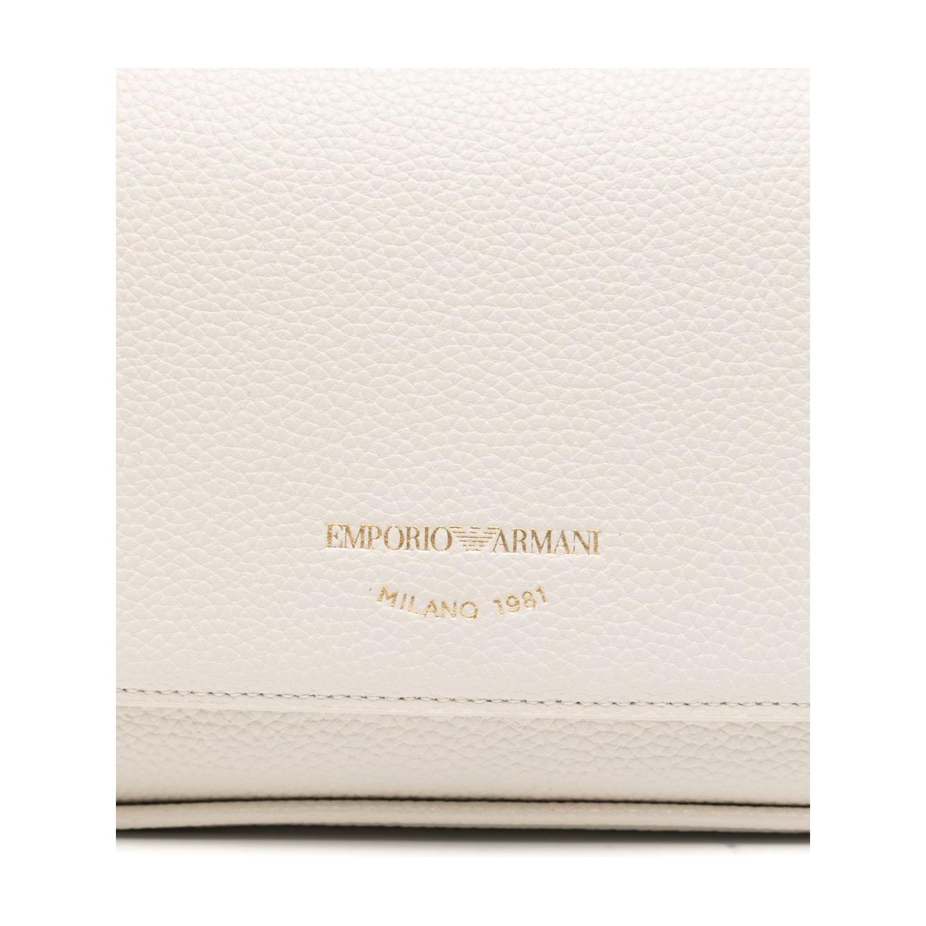Emporio Armani deer-print mini bag Clutches Emporio Armani Antique White