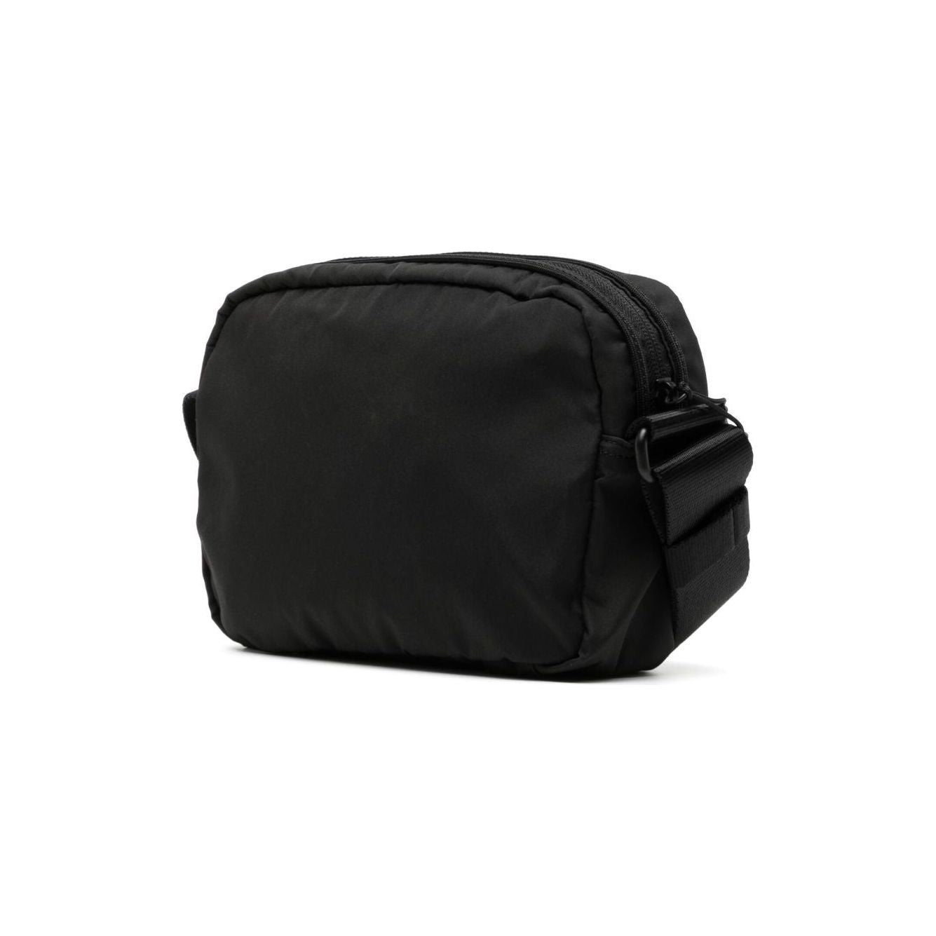 Ganni logo-patch crossbody bag Shoulder Ganni Black