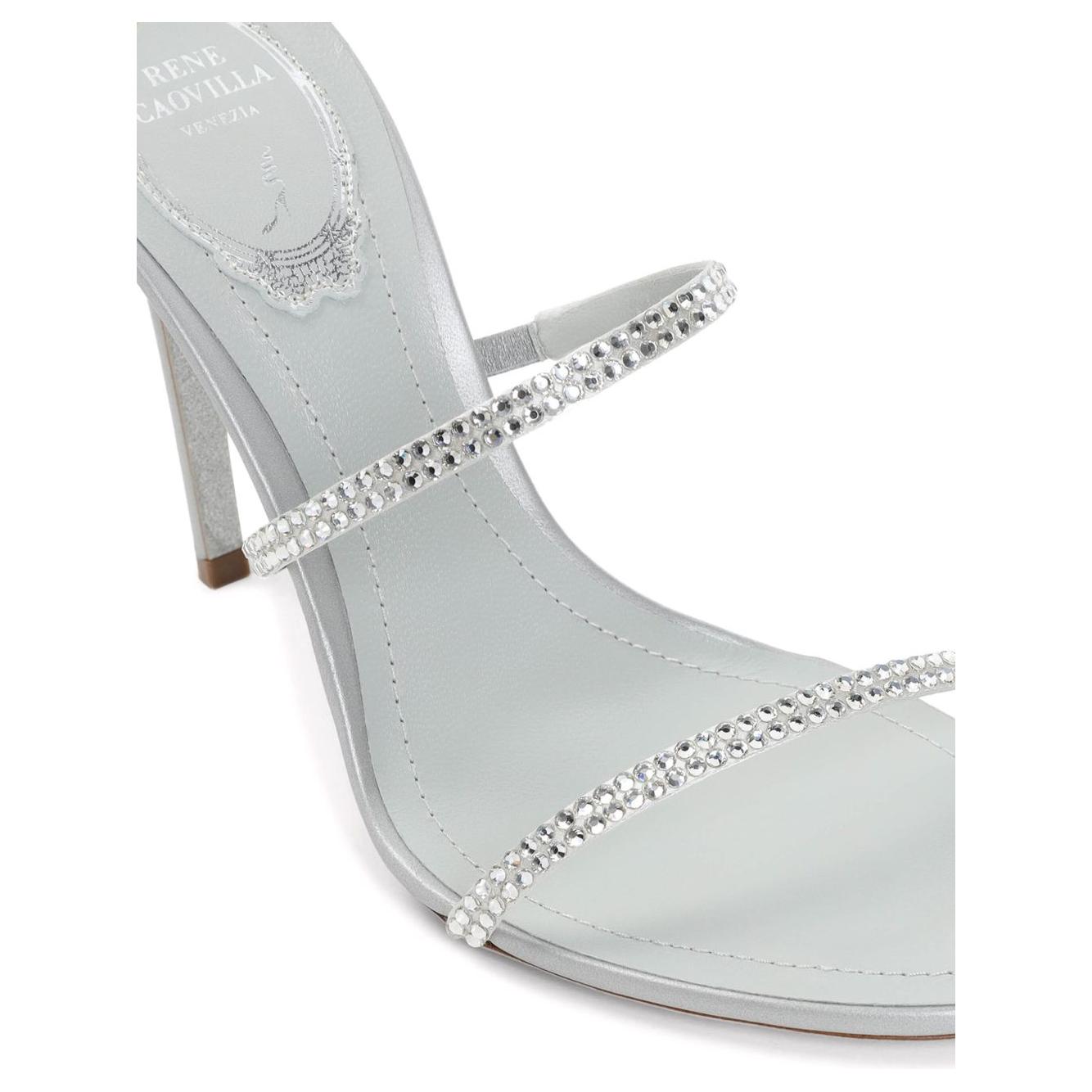 RENE' CAOVILLA Sandals Silver