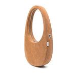Coperni Swipe suede leather crossbody bag COPBA38F6049BRW-P25