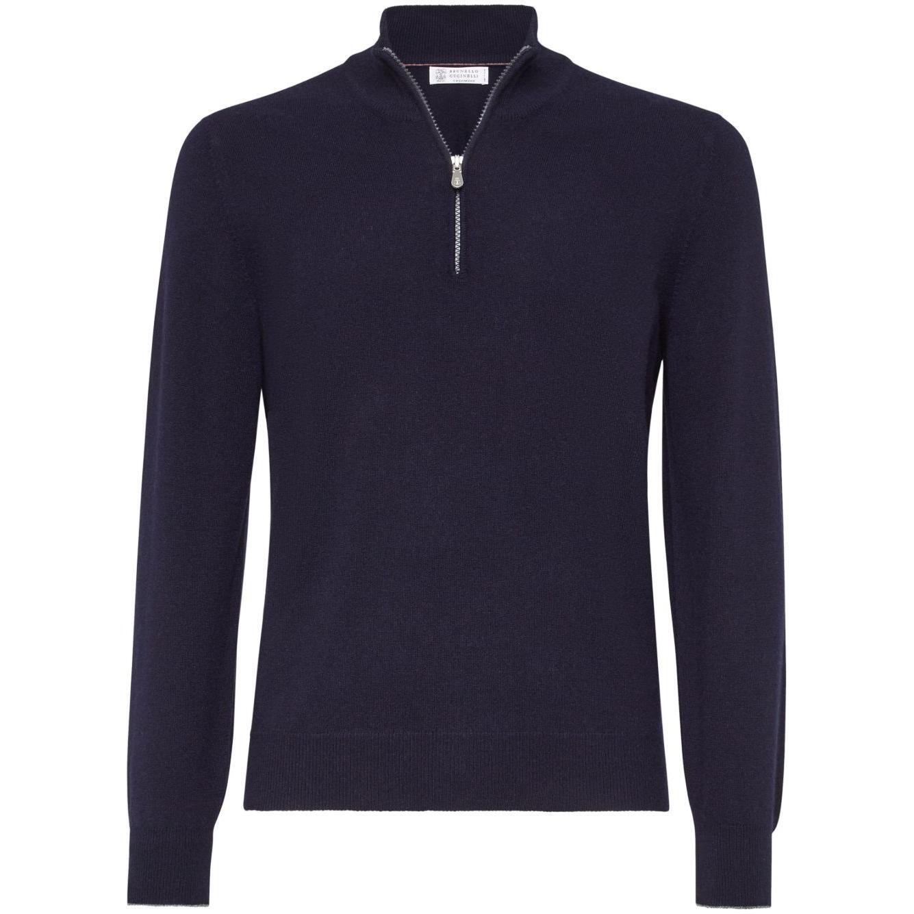 Brunello Cucinelli Sweaters Blue M2200124CW425-AI25