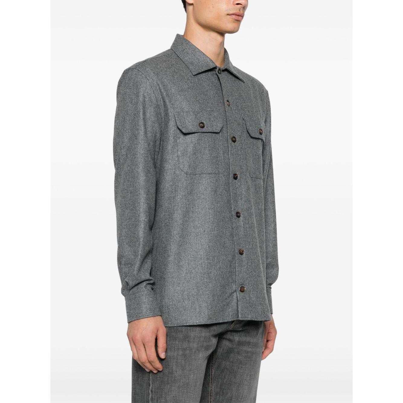 Brunello Cucinelli Shirts Grey M038P0720C003-AI25