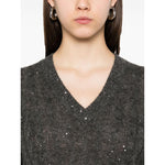 Brunello Cucinelli Sweaters Grey