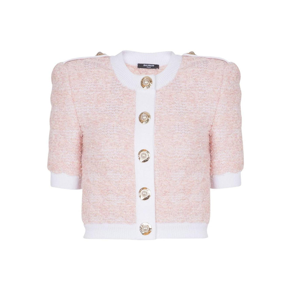 Balmain Cropped cardigan FF1KL235KI72OIN-AI25