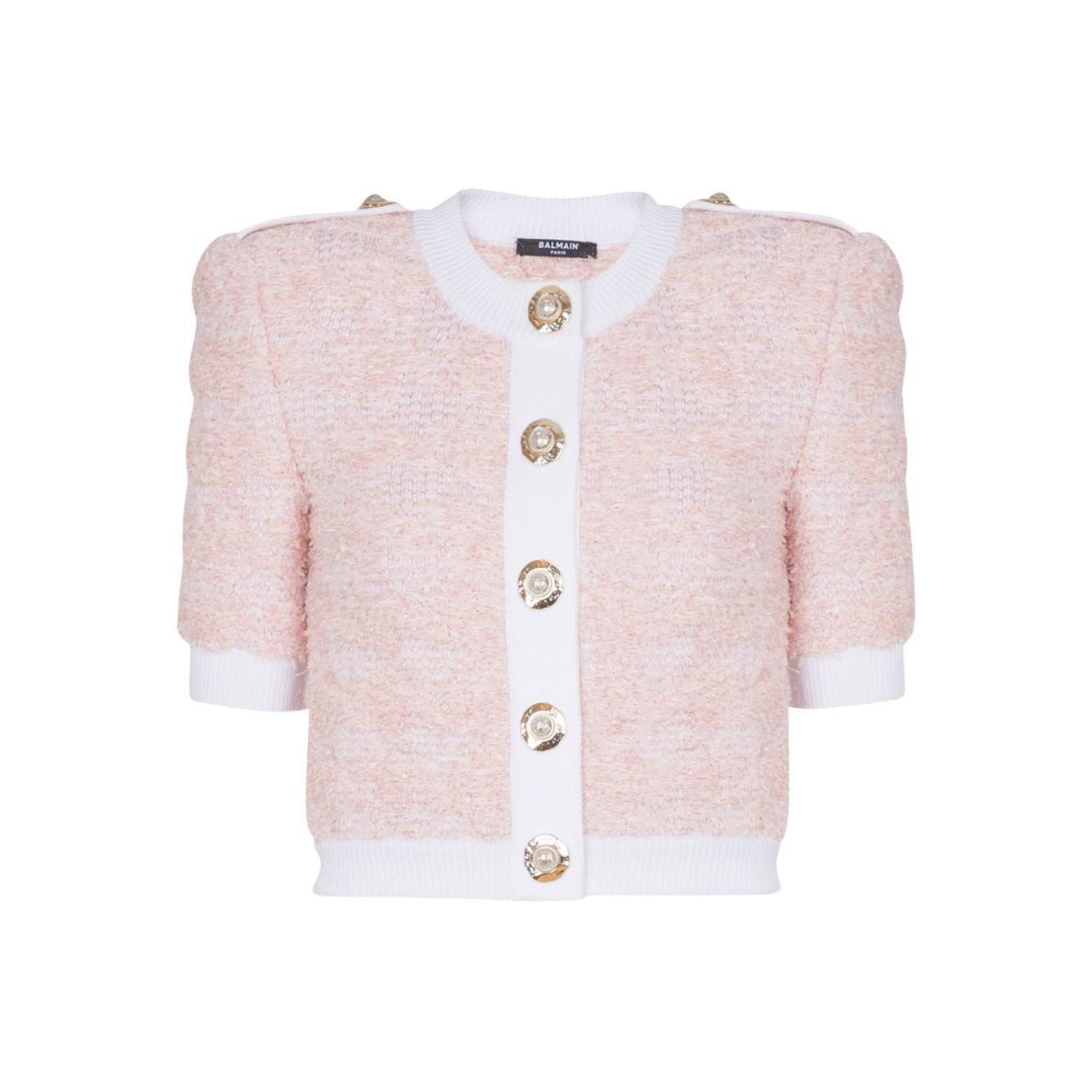 Balmain Cropped cardigan FF1KL235KI72OIN-AI25