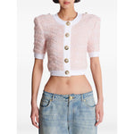 Balmain Cropped cardigan FF1KL235KI72OIN-AI25