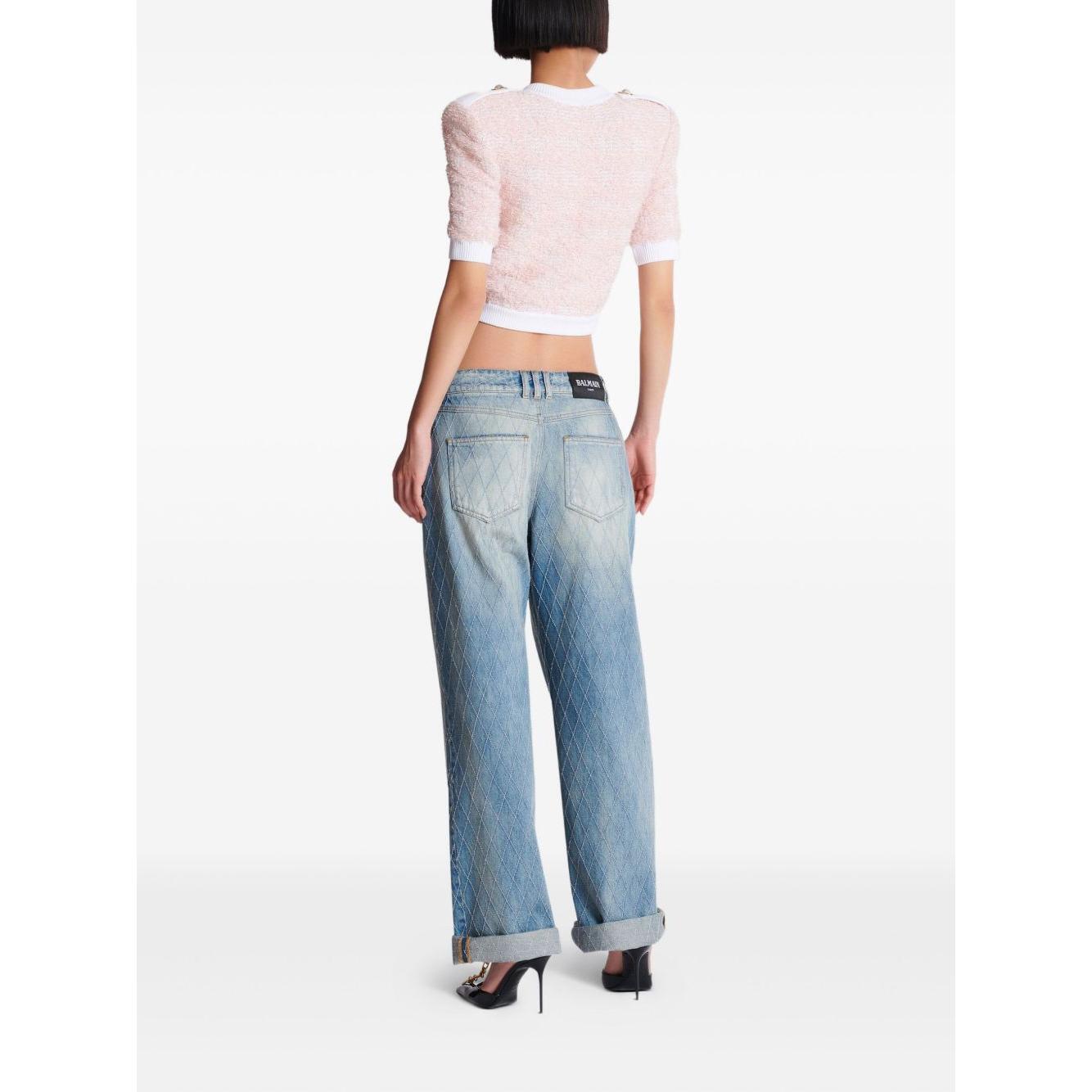 Balmain Cropped cardigan FF1KL235KI72OIN-AI25