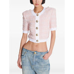 Balmain Cropped cardigan FF1KL235KI72OIN-AI25