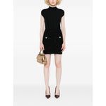Balmain Tweed Mini Skirt FF1LB015KI740PA-AI25