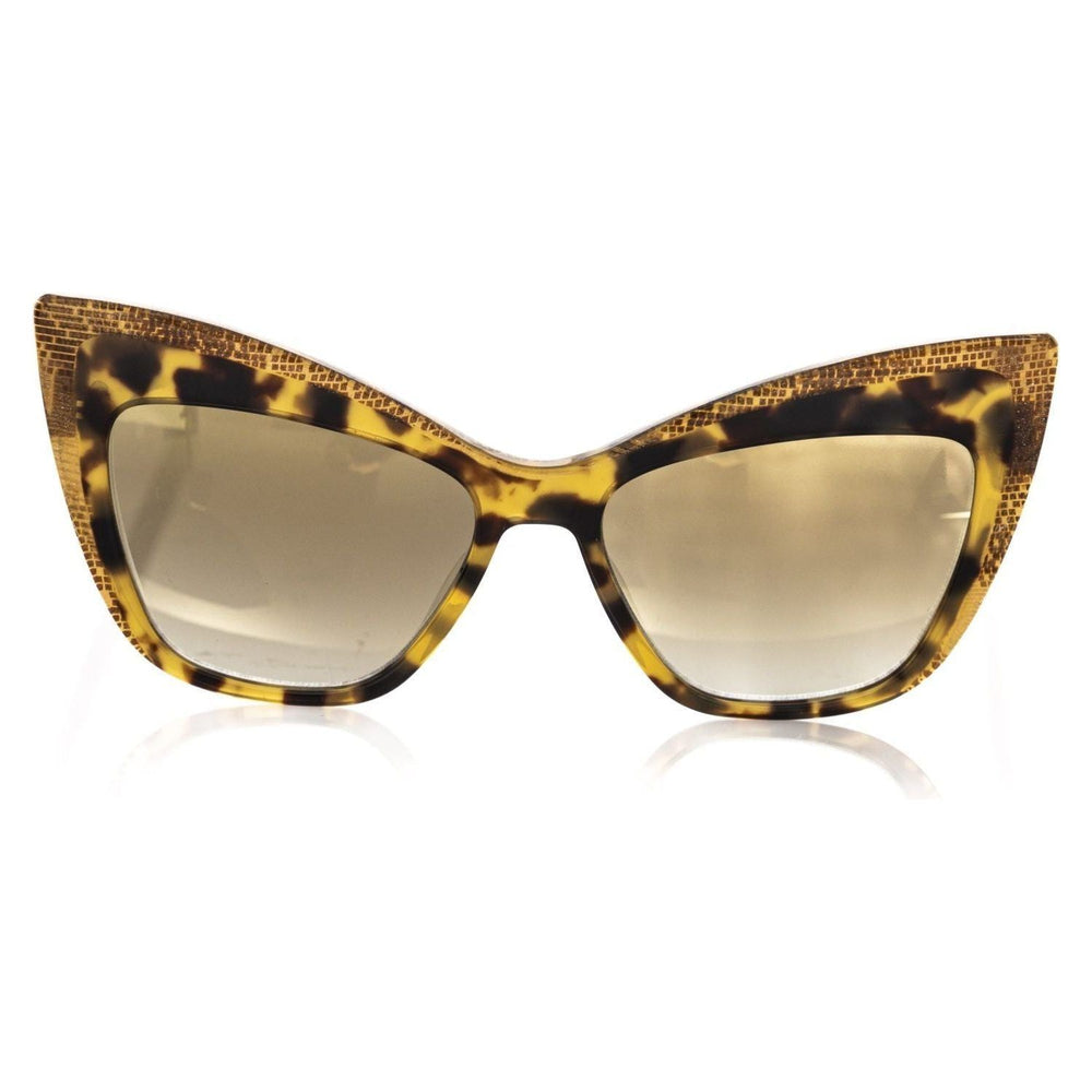 Frankie Morello Brown Acetate Women Sunglass FR-22078