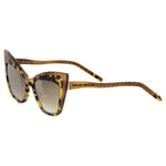 Frankie Morello Brown Acetate Women Sunglass FR-22078
