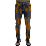 Dolce & Gabbana Slim Fit Stretch Denim Jeans Dolce & Gabbana Dark Slate Gray