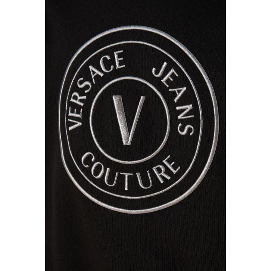 Versace Jeans Stunning Hooded Black Cotton Sweatshirt MAN SWEATERS