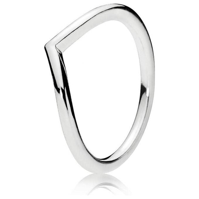PANDORA JEWELS Mod. WISHBONE SILVER - RING - Size 60 Ring PANDORA Light Gray