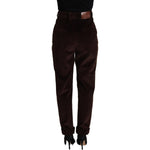 Dolce & Gabbana Bordeaux Corduroy Cotton Trouser Tapered Pants PAN72805- 40