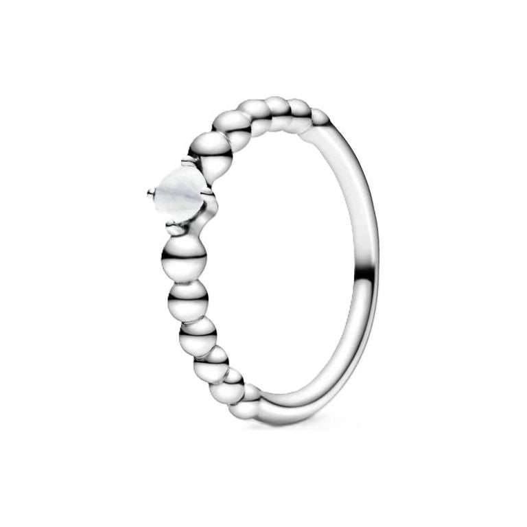 خاتم PANDORA JEWELS موديل WHITE STONE - مقاس 52