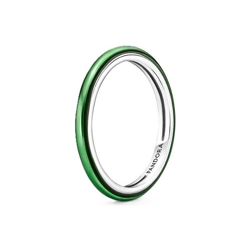 PANDORA JEWELS Mod. ME COLLECTION SHOCKING GREEN - RING - Size 56 Ring PANDORA Dark Slate Gray